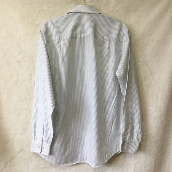 Calvin Klein White&Blue Stripes Long Sleeve Shirt - Picture 6 of 10